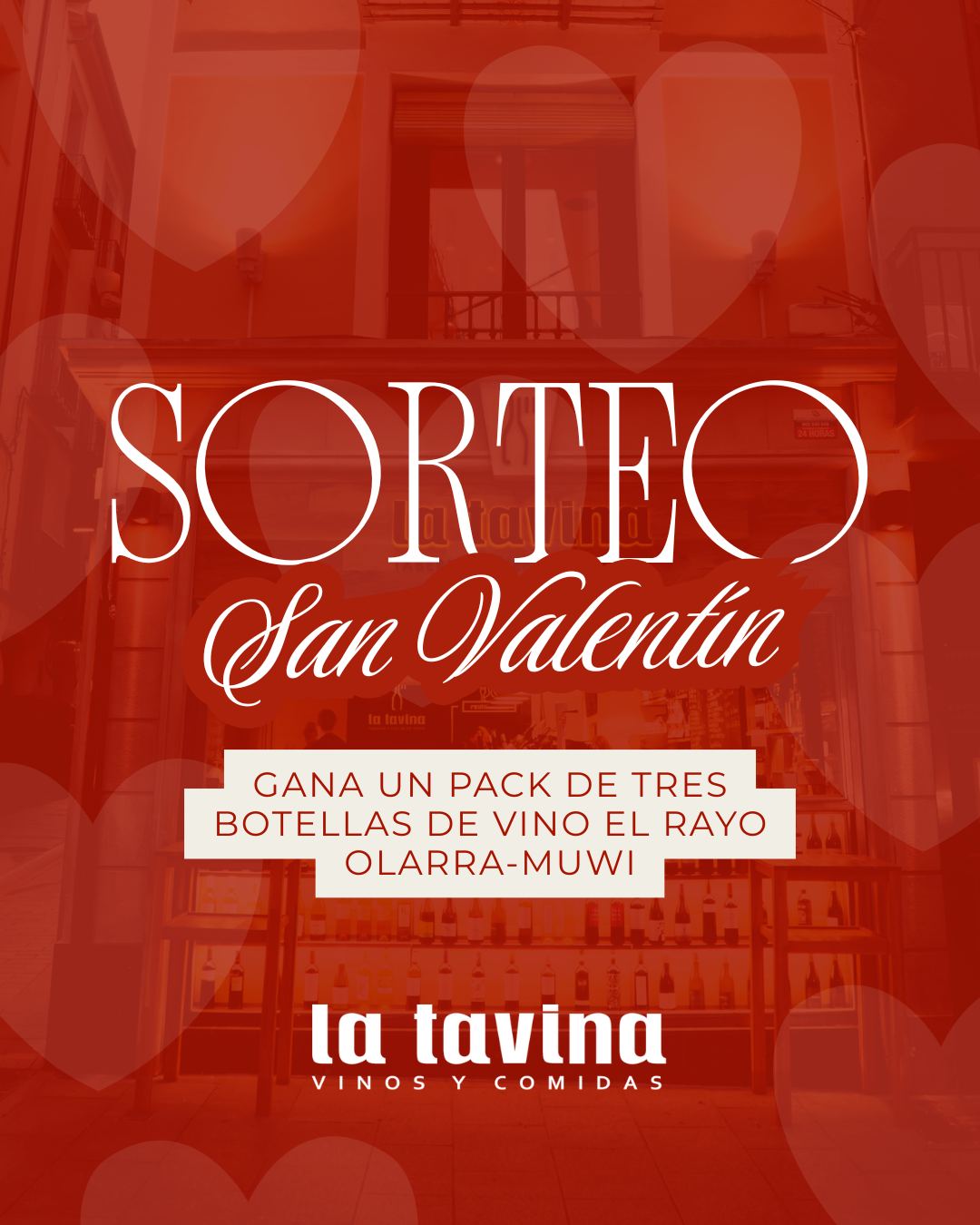 Sorteo san valentin tavina 2026
