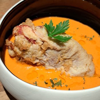 Cata Bodegas TIHOM | La Tavina Bar - Restaurante pimiento relleno carne (1)